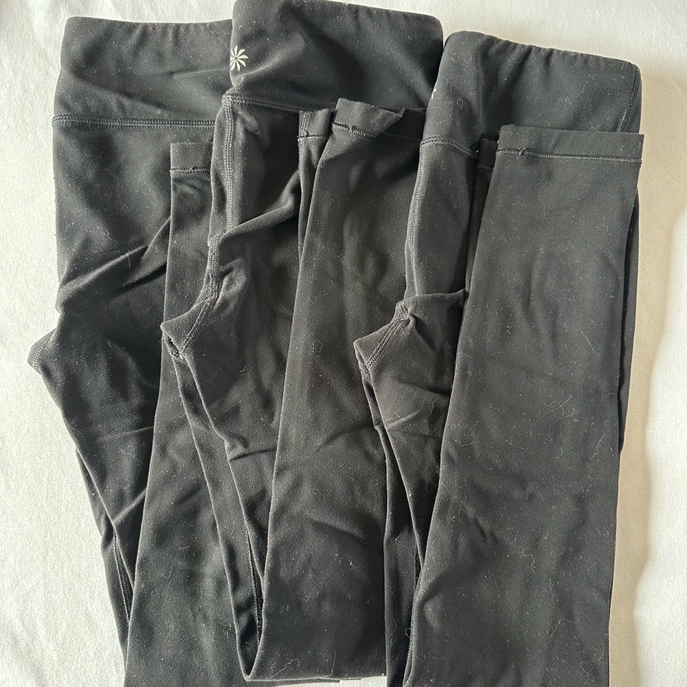 Athleta Kids Charcoal Leggings